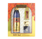 FATIMA 250ML AIR FRESHENER & 50ML WATER PERFUME & 24ML ROLL ON - 3 PIECES GIFT SET