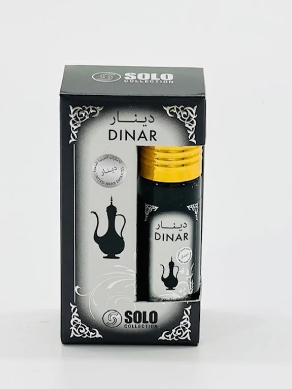 SOLO DINAR 6ML PERFUME ATTAR OIL ROLL ON ALCOHOL FREE