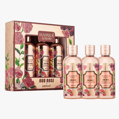 LUXURY OUD ROSE GIFT SET 95ML (SHOWER GEL + BODY LOTION + SHAMPOO CONDITIONER)