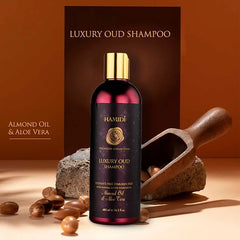 Hamidi Luxury Oud Shampoo Almond Oil & Aloe Vera 480ml Sulphate and Paraben Free