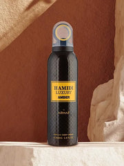 HAMIDI LUXURY AMBER PERFUME BODY SPRAY 200ML ALCOHOL FREE