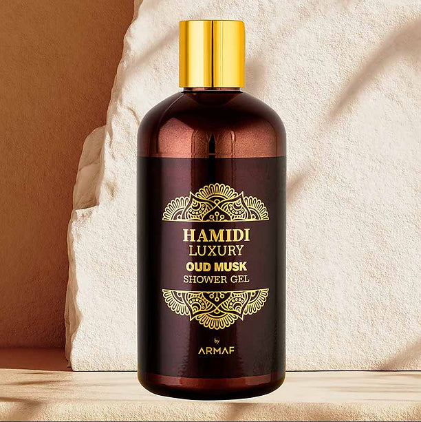 Hamidi Luxury Oud Amber 16.9 oz Shower Gel