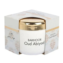 HAMIDI BAKHOOR ABIYAD 70 GM INCENSE HOME FRAGRANCE NATURAL HAND DIPPED