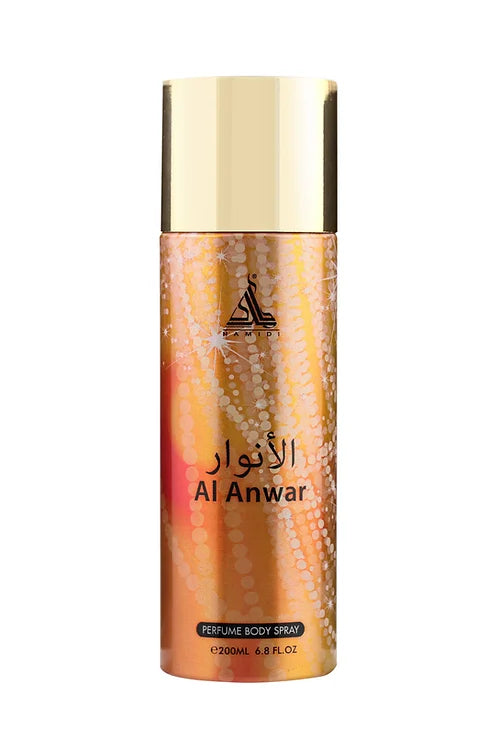 HAMIDI AL ANWAR PERFUME BODY SPRAY 200ML ALCOHOL FREE