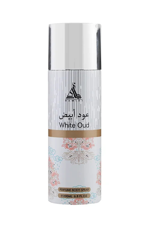 HAMIDI WHITE OUD PERFUME BODY SPRAY 200ML ALCOHOL FREE