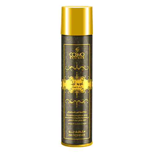 COSMO DESIGN AIR FRESHENER OUD LAYL 300 ML/10.1 OZ SPRAY