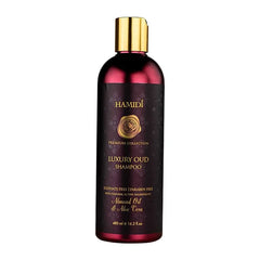 Hamidi Luxury Oud Shampoo Almond Oil & Aloe Vera 480ml Sulphate and Paraben Free