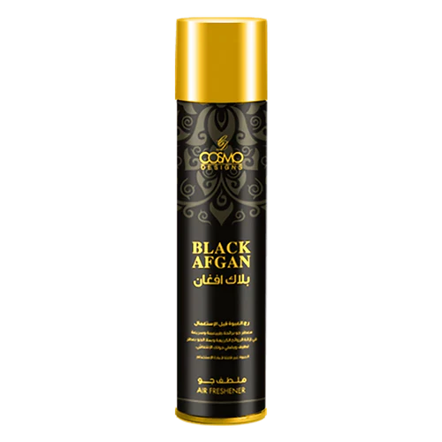 COSMO DESIGN AIR FRESHENER BLACK AFGAN 300 ML/10.1 OZ SPRAY