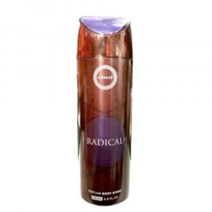 RADICAL BROWN BY ARMAF ALCOHOL FREE PERFUME BODY SPRAY 200ML